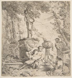 Bacchanal Before an Altar to the Gods, ca. 1645 by Giovanni Benedetto Castiglione