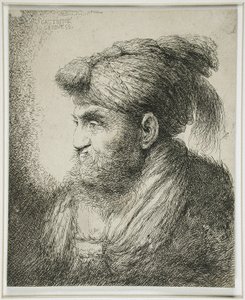 Bearded Man Wearing a Turban