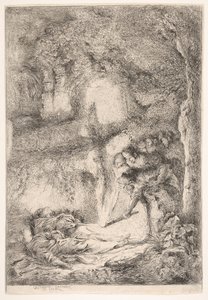 Finding the bodies of Saints Peter and Paul by Giovanni Benedetto Castiglione