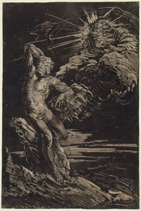 The Creation of Adam by Giovanni Benedetto Castiglione