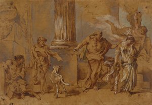 The Expulsion of Hagar, c.1640 by Giovanni Benedetto Castiglione