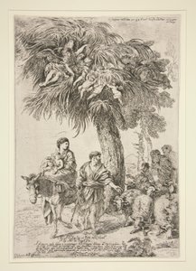 The Flight into Egypt by Giovanni Benedetto Castiglione
