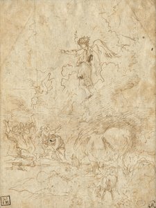 Annunciation to the Shepherds by Giovanni Benedetto Castiglione