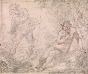 Ruggiero Freeing Angelica by Giovanni Biliverti