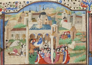 Decameron, Departure of the Storytellers from Florence by Giovanni Boccaccio
