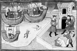 Decameron, Gerbino boards the ship of the king of Tunis