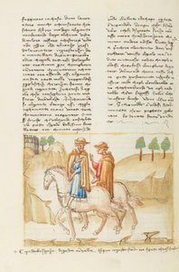 Decameron, The Pot Calls the Kettle Black - Forese da Rabatta and Giotto Riding, Sixth Day, Tale 5. by Giovanni Boccaccio
