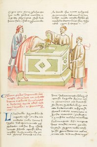 Decameron, The School of Rome - Baptism of Abraham, First day, story 2 by Giovanni Boccaccio