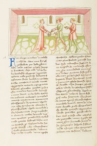 Decameron, The Demi-Monde; Gulfardo Paying Ambruogia, Eighth Day, Tale 1. by Giovanni Boccaccio