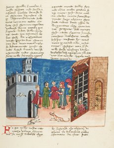 Decameron, The Habit Does Not Make the Monk. Lamberto and His Brothers in Prison, Second Day, Tale 3. by Giovanni Boccaccio