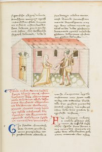 Decameron, The Armenian Steward - Tedaldo degli Elisei disguised finds Ermellina, Fifth day, story 7 by Giovanni Boccaccio