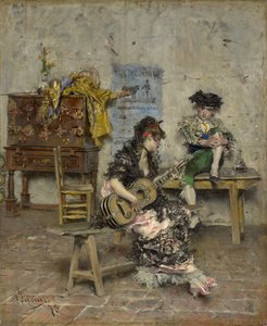 A Guitar Player, 1872 by Giovanni Boldini