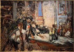 At the Folies Bergère by Giovanni Boldini