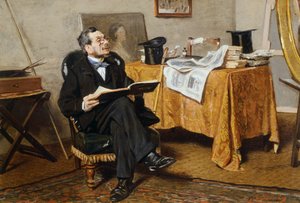 Interior with Figure, by Giovanni Boldini
