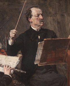 Portrait of Emanuele Muzio Italian Composer and Conductor
