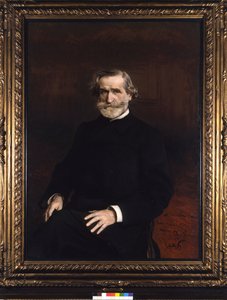 Portrait of Giuseppe Verdi (1813 - 1901), Italian composer by Giuseppe Boldini. Casa di riposo per musicisti G. Verdi