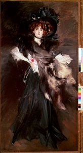 Portrait of Mademoiselle Lantelme by Giovanni Boldini