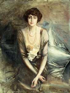 Portrait of Mrs. George McFadden Seated, Three-Quarter Length, 1919