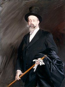 Portrait of Willy, the Writer, Henri Gauthier-Villars by Giovanni Boldini