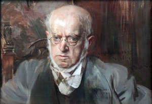 Portrait of the Painter Adolph von Menzel by Giovanni Boldini