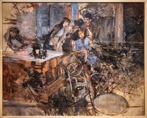 The Bar at the Folies Bergère by Giovanni Boldini