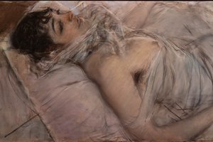 The Countess of Rasty Reclining (detail)