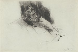 Whistler Asleep by Giovanni Boldini
