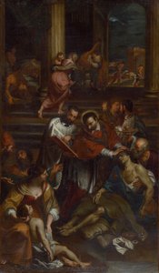 Saint Charles Borromeo among Plague Victims by Giovanni Bonatti