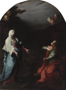 The Madonna and Saint John the Evangelist by Giovanni Camillo Sagrestani