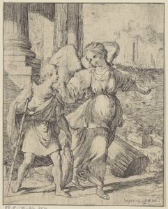 Tobias and the angel by Giovanni Citosibio Guidi