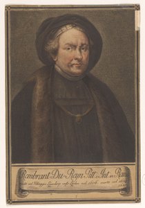 Portrait of Artist Rembrandt Harmensz. van Rijn (Portraits of Artists) by Giovanni Domenico Campiglia
