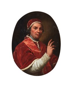 Portrait of Pope Clement XIV by Giovanni Domenico Porta