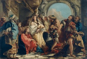 Christ and the Woman Taken in Adultery by Giovanni Domenico Tiepolo