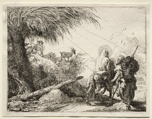 Flight into Egypt: The Holy Family and the Palm Tree
