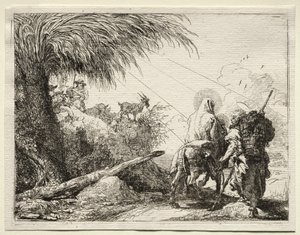 Flight into Egypt: The Holy Family and the Palm Tree