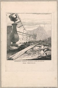 Frontispiece of the Via Crucis (Stations of the Cross) by Giovanni Domenico Tiepolo