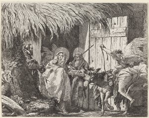 Joseph and Mary Prepare to Leave