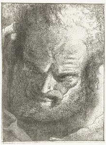 Man Looking Down by Giovanni Domenico Tiepolo