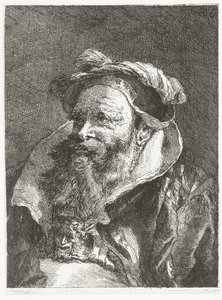 Man with Satyr Head on Buckle (Collection of Heads)