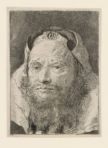Old Man with a Beard, from the Collection of Heads by Giovanni Domenico Tiepolo