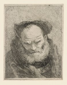 Old Man with a Beard, from the Collection of Heads by Giovanni Domenico Tiepolo