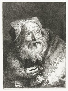 Old Man with Bracelet in Hand