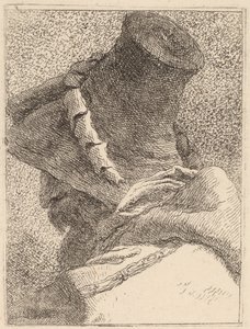 Profile of an Old Man with a Hat