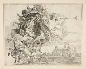 The Arms of Carl Phillipp von Greiffenklau, from the series Flight into Egypt by Giovanni Domenico Tiepolo