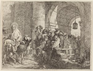 The Holy Family Arriving at a City Gate