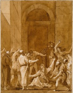 The Raising of Tabitha by Giovanni Domenico Tiepolo