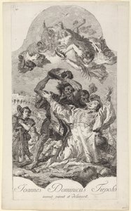 The Stoning of Saint Stephen by Giovanni Domenico Tiepolo
