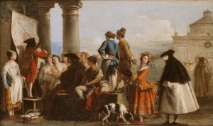 The Storyteller by Giovanni Domenico Tiepolo