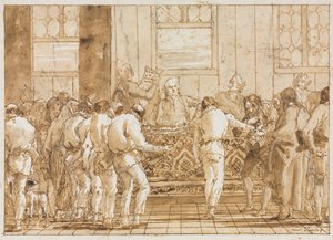 The Trial by Giovanni Domenico Tiepolo