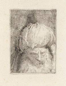 Turk Seen from the Front, from the Raccolta di Teste (Collection of Heads) by Giovanni Domenico Tiepolo